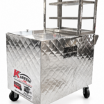 Carrito de bevidas y snacks
